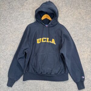 Vintage UCLA Bruins Champion Reverse Weave Hoodie Sweatshirt XL Heavy 90s Y2k